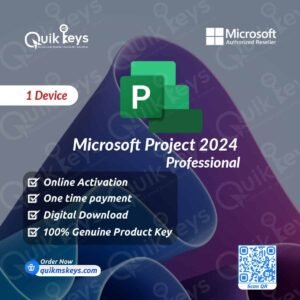 Microsoft Project Professional 2024 Product Key (Bind activation)