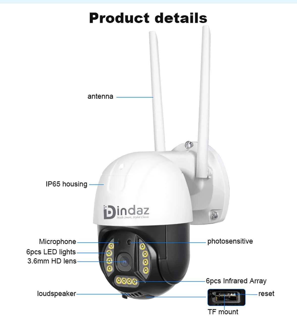 2MP 4G PTZ Camera Indoor Outdoor IP Camera V380 Pro 06 1