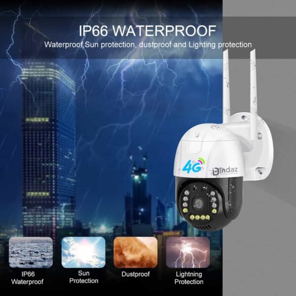2MP 4G PTZ Camera Indoor/Outdoor IP Camera V380 Pro (4G SIM Support) - Image 2
