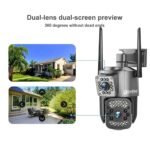 4G SIM Card Security Camera 4MP (2MP+2MP) IP66 Waterproof V380 Pro Camera - Image 6