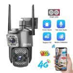 4G SIM Card Security Camera 4MP (2MP+2MP) IP66 Waterproof V380 Pro Camera - Image 3