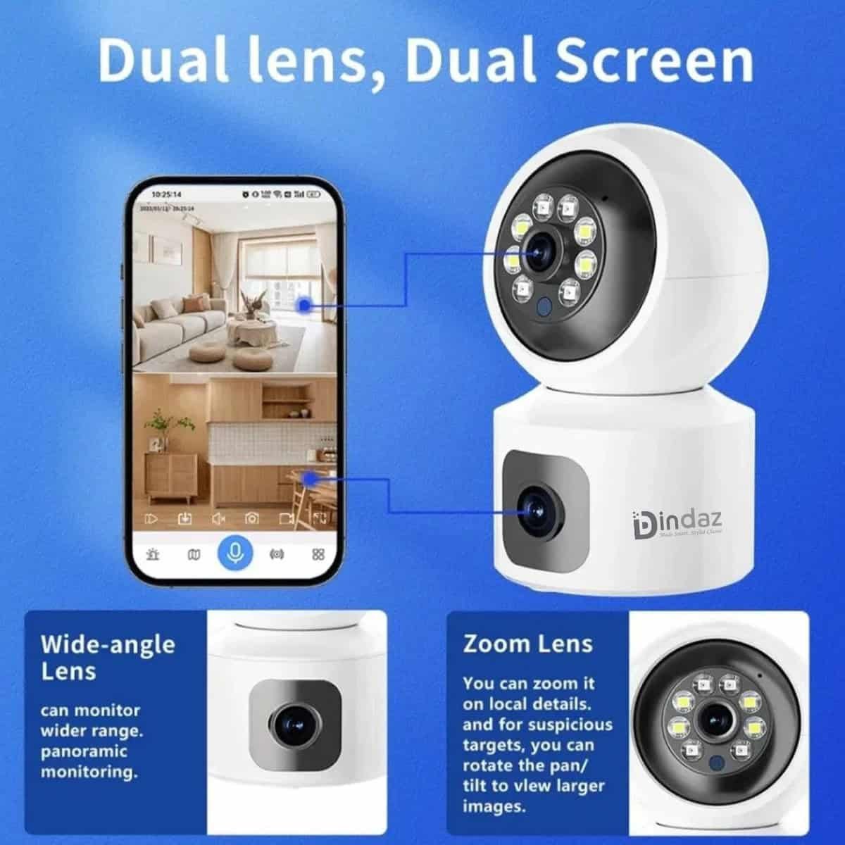 Doll Double Lens V380 Pro 4MP 2MP 2MP 4G SIM Camera 03