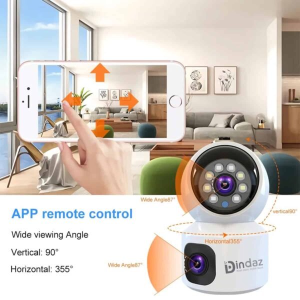 Doll Double Lens V380 Pro 4MP (2MP+2MP) 4G SIM Camera - Image 3