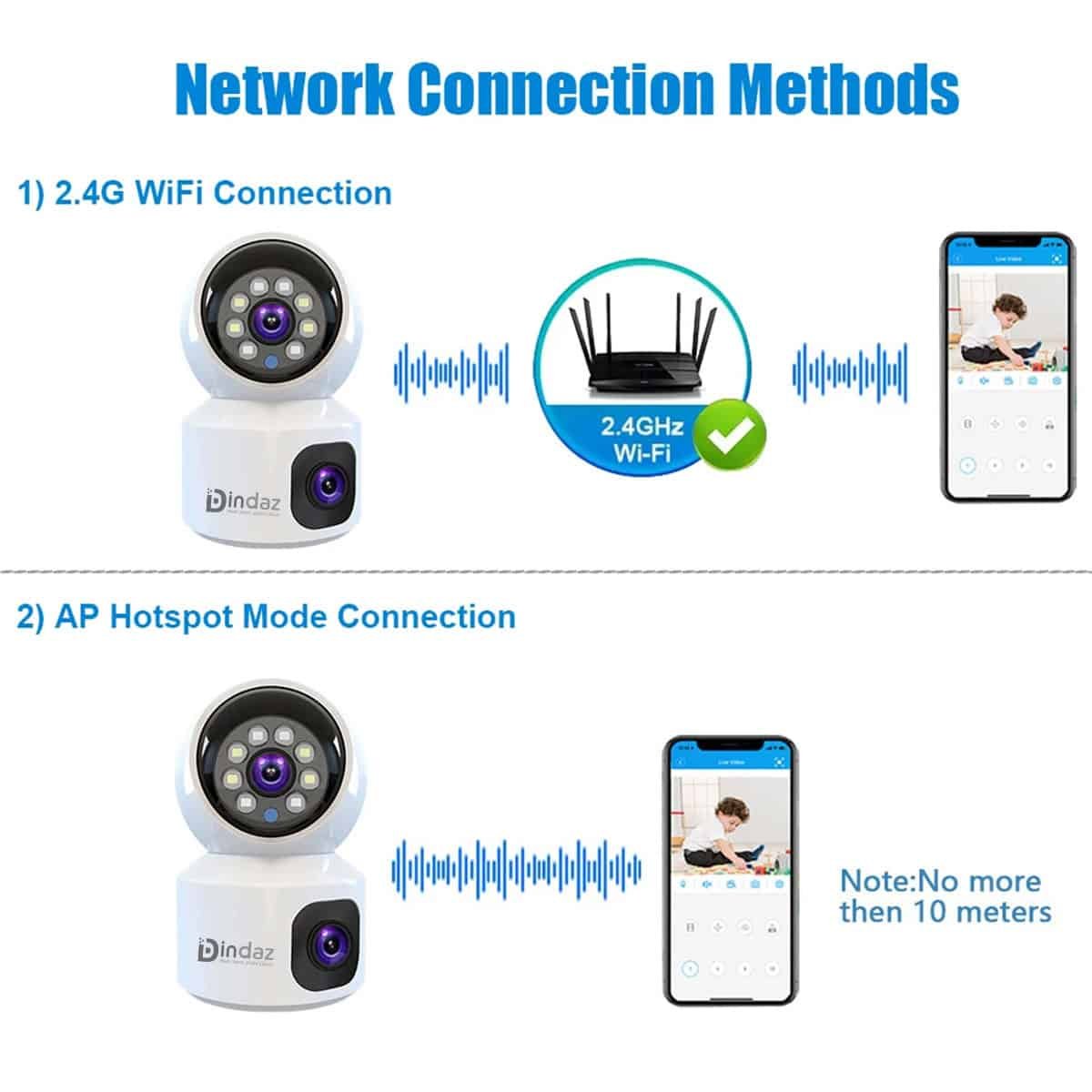 Doll Double Lens V380 Pro 4MP 2MP 2MP 4G SIM Camera 09
