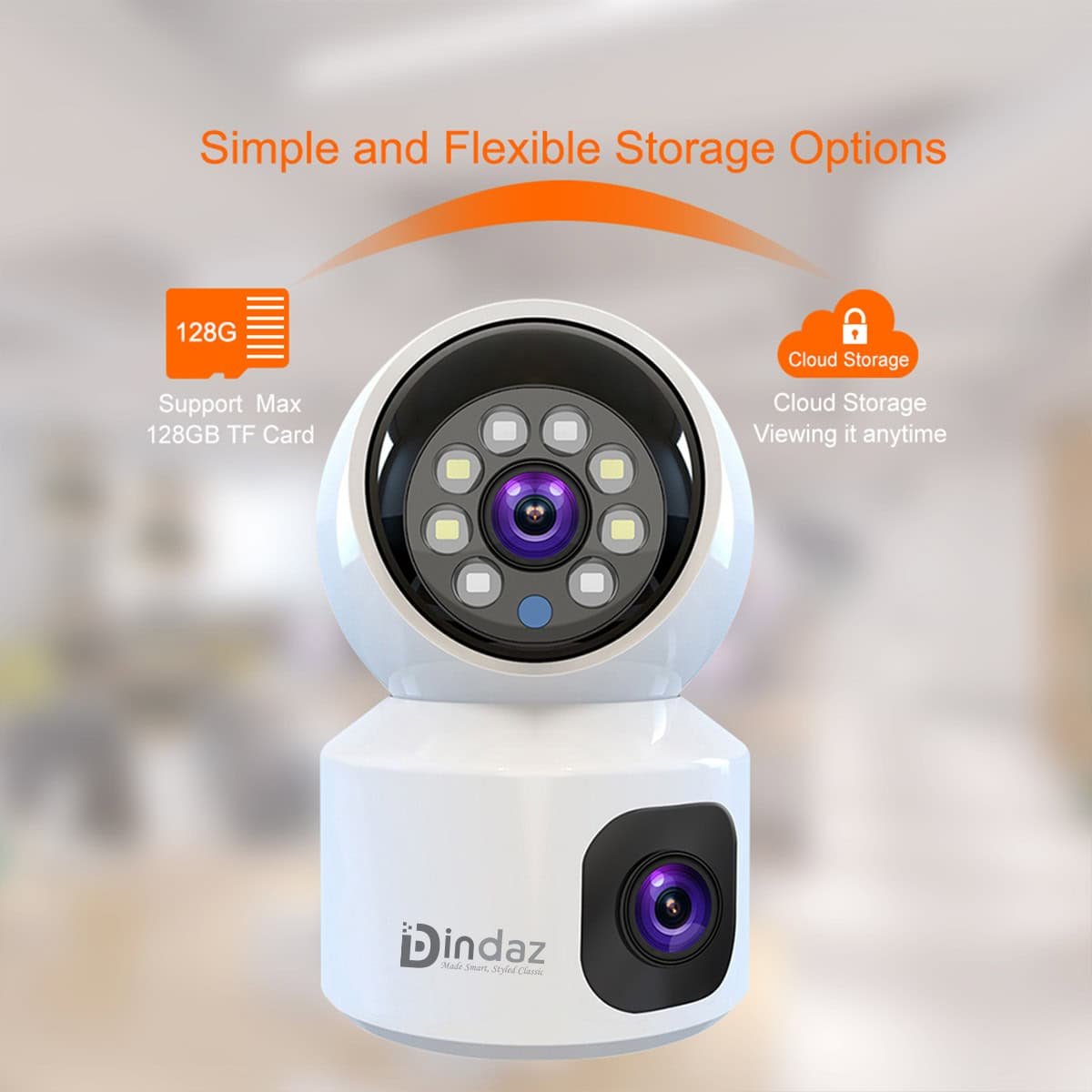 Doll Double Lens V380 Pro 4MP 2MP 2MP 4G SIM Camera 11