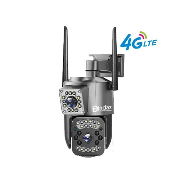 4G SIM Card Security Camera 4MP (2MP+2MP) IP66 Waterproof V380 Pro Camera - Image 1