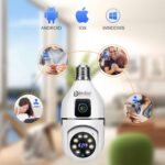 Dual Lens V380 Pro Wireless (2MP+2MP) 4MP PTZ Bulb IP Camera - Image 4