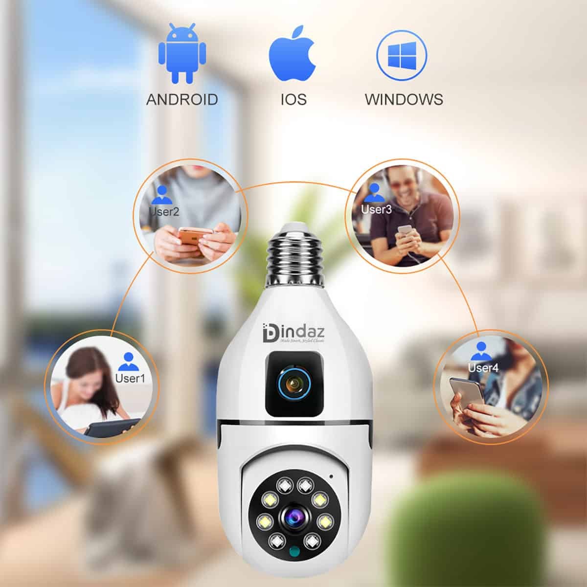 Dual Lens V380 Pro Wireless (2MP+2MP) 4MP PTZ Bulb IP Camera 26 Dual Lens V380 Pro Wireless 2MP 2MP 4MP PTZ Bulb IP Camera 01