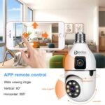 Dual Lens V380 Pro Wireless (2MP+2MP) 4MP PTZ Bulb IP Camera - Image 6