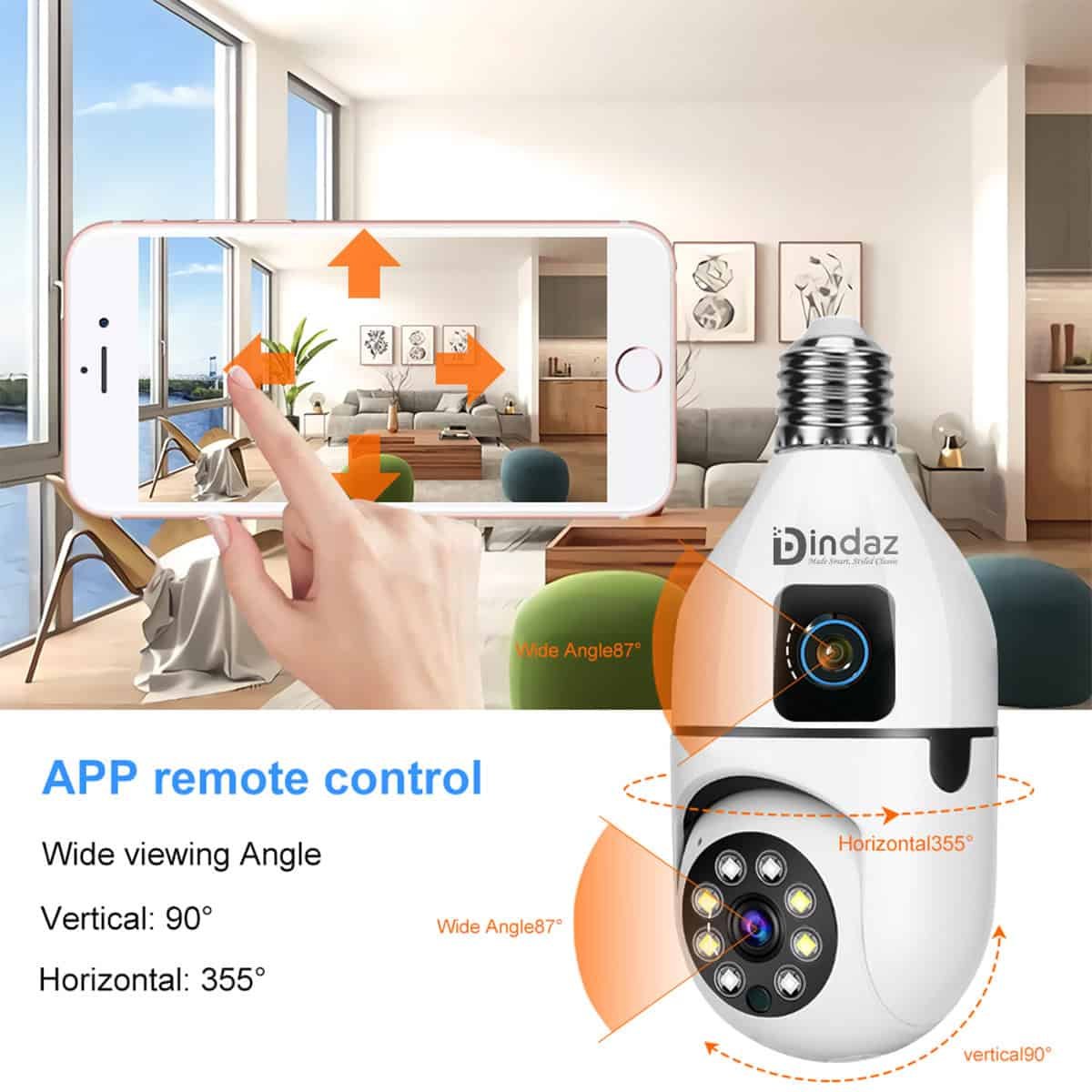 Dual Lens V380 Pro Wireless (2MP+2MP) 4MP PTZ Bulb IP Camera 24 Dual Lens V380 Pro Wireless 2MP 2MP 4MP PTZ Bulb IP Camera 03