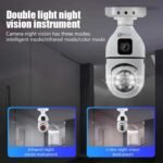 Dual Lens V380 Pro Wireless (2MP+2MP) 4MP PTZ Bulb IP Camera - Image 7