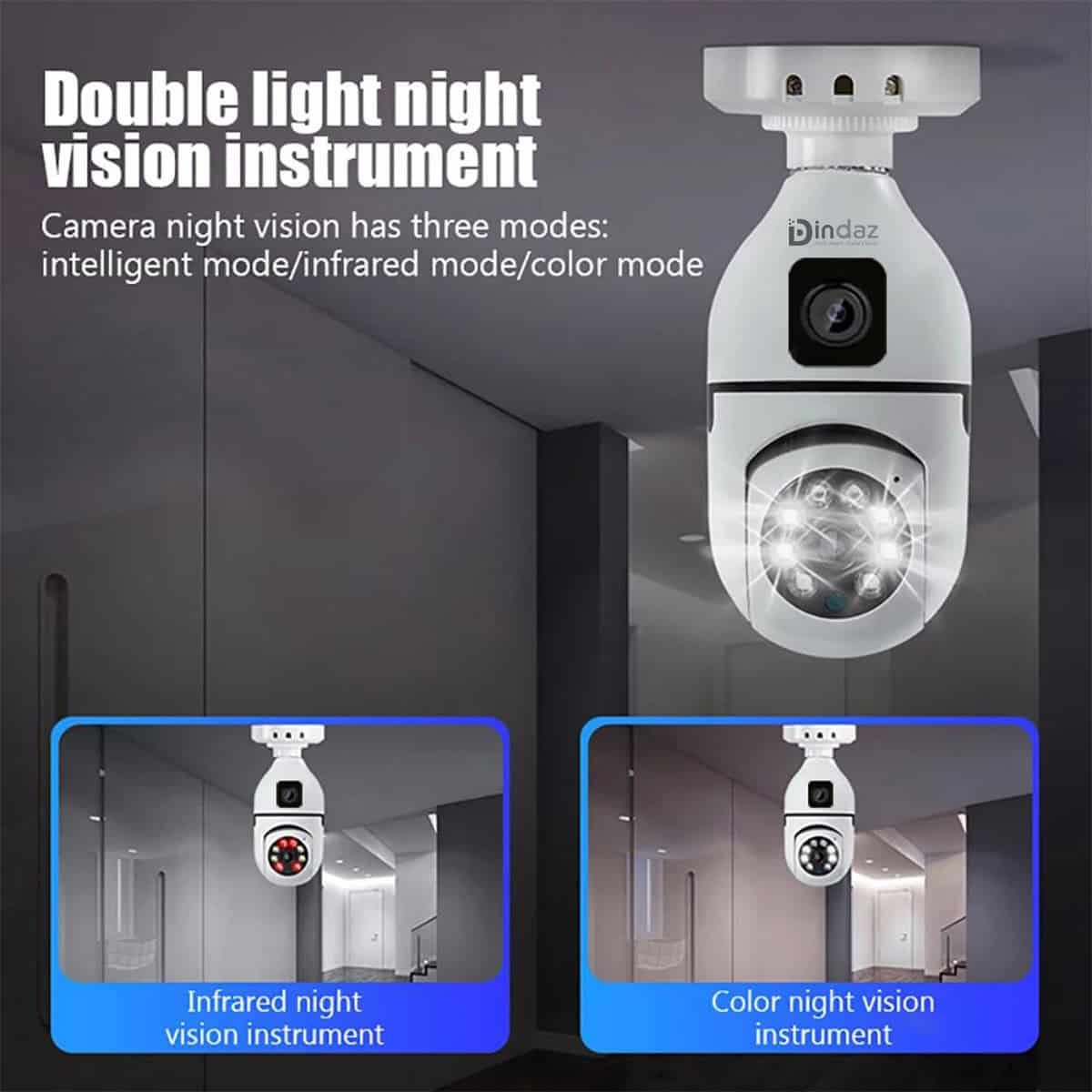 Dual Lens V380 Pro Wireless (2MP+2MP) 4MP PTZ Bulb IP Camera 25 Dual Lens V380 Pro Wireless 2MP 2MP 4MP PTZ Bulb IP Camera 05