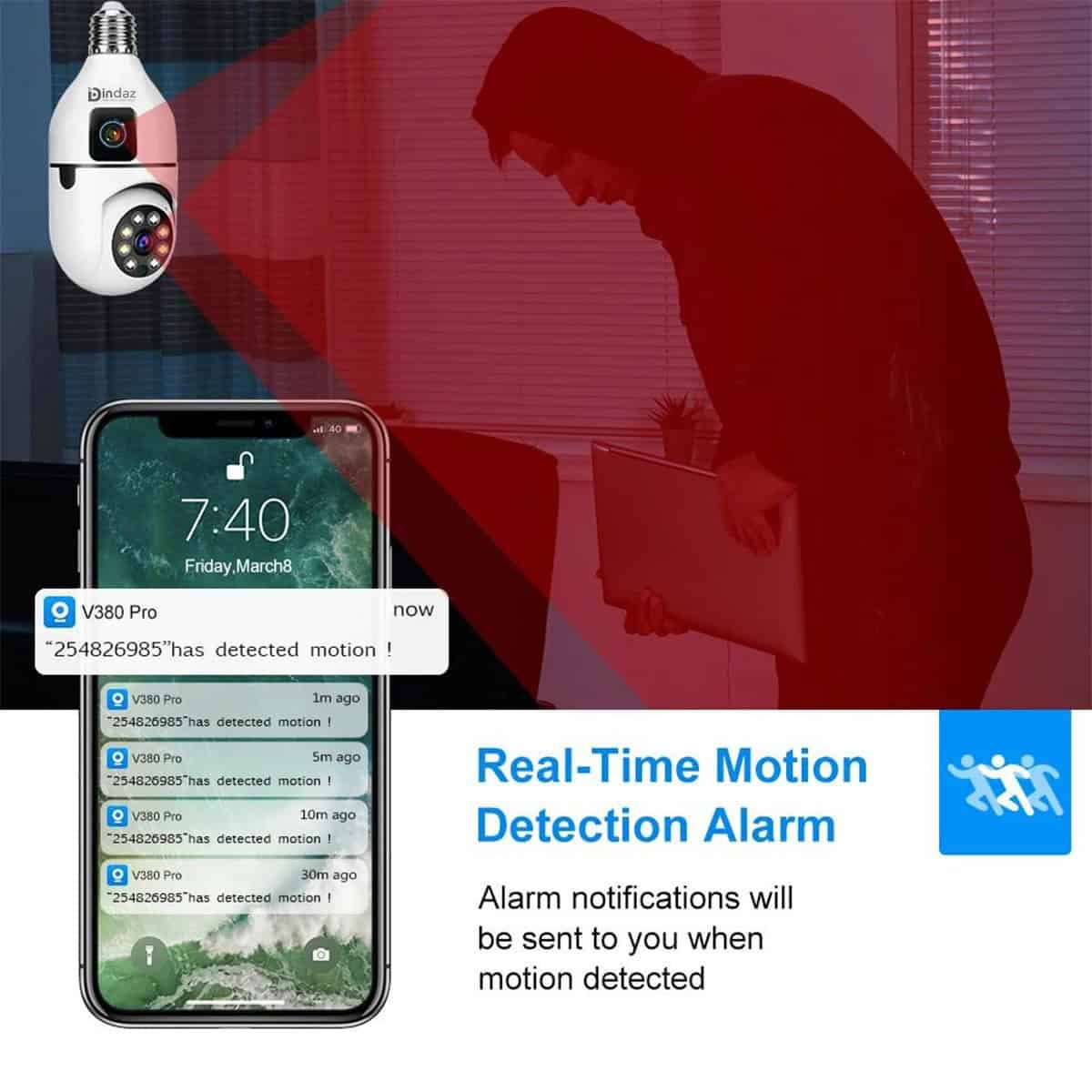 Dual Lens V380 Pro Wireless (2MP+2MP) 4MP PTZ Bulb IP Camera 30 Dual Lens V380 Pro Wireless 2MP 2MP 4MP PTZ Bulb IP Camera 11