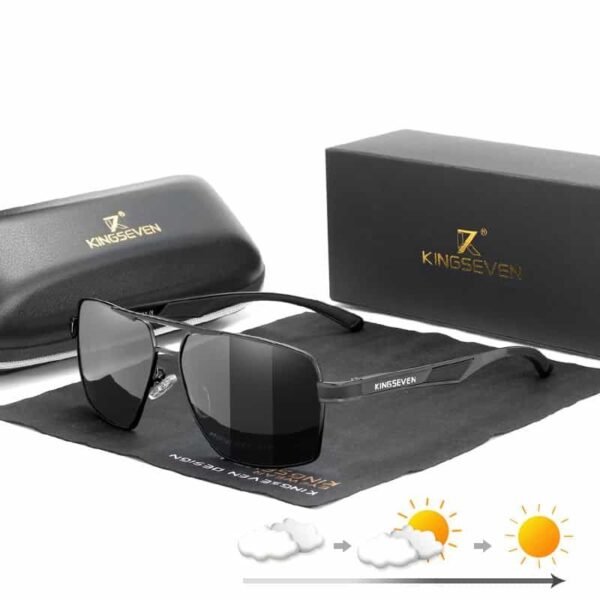 Square Black Photochromic 1