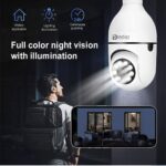 V380 Pro 3MP Bulb PTZ IP Camera – 360° Smart Indoor Security with Night Vision - Image 3