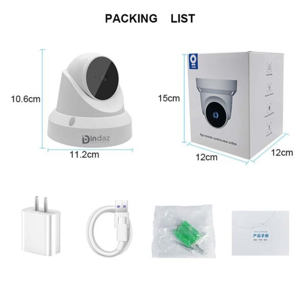 V380 Pro Dome 3MP PTZ WiFi Camera – Smart 360° Surveillance in BD - Image 3