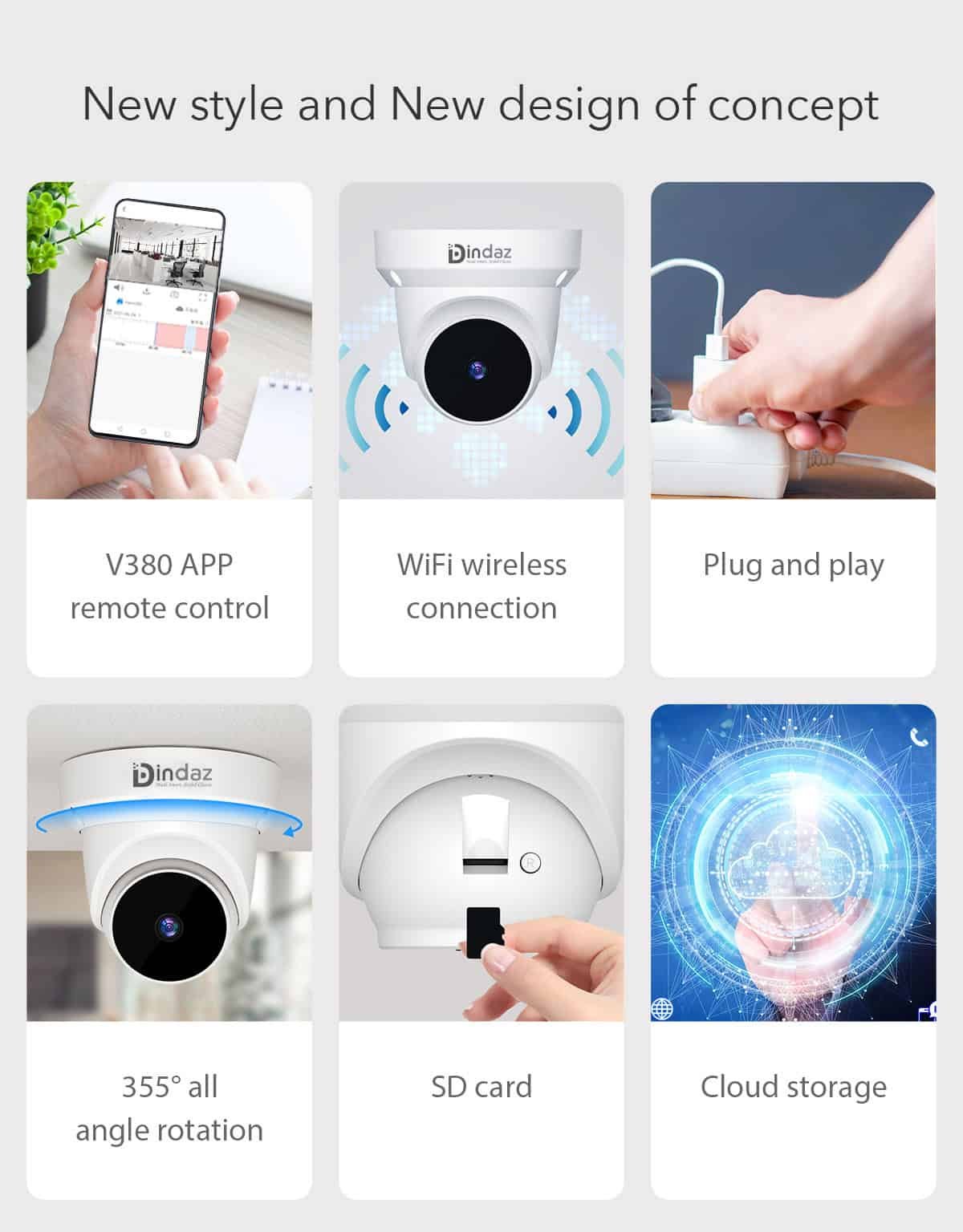 V380 Pro Dome 3MP PTZ WiFi Camera – Smart 360° Surveillance in BD 11