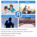 V380 Pro Dual Lens (2MP+2MP) 4MP WIFI IP Camera V380 Bulb Wireless Camera bd - Image 5