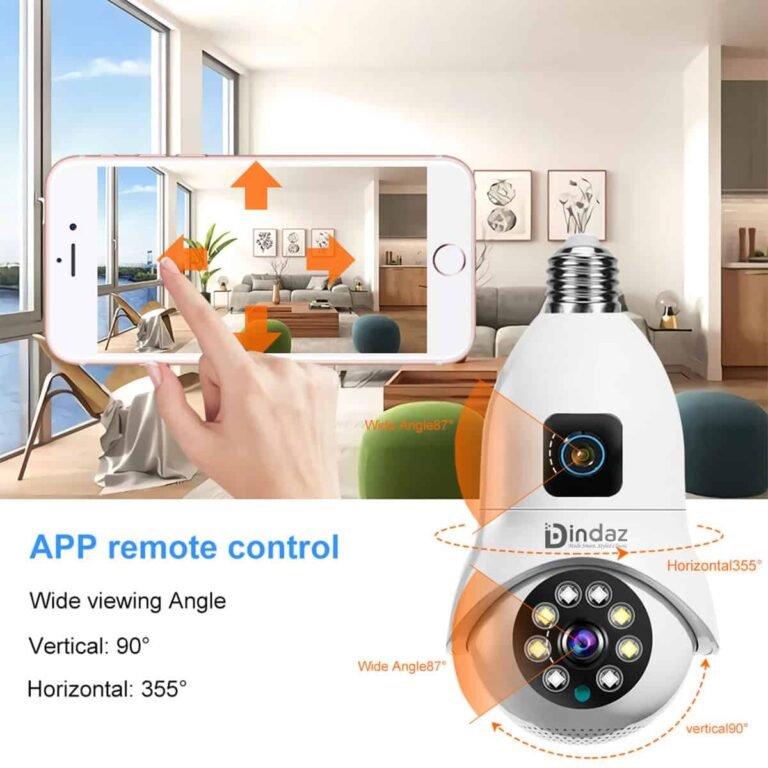 V380 Pro Dual Lens 2MP 2MP 4MP WIFI IP Camera V380 Bulb Wireless Camera bd 03
