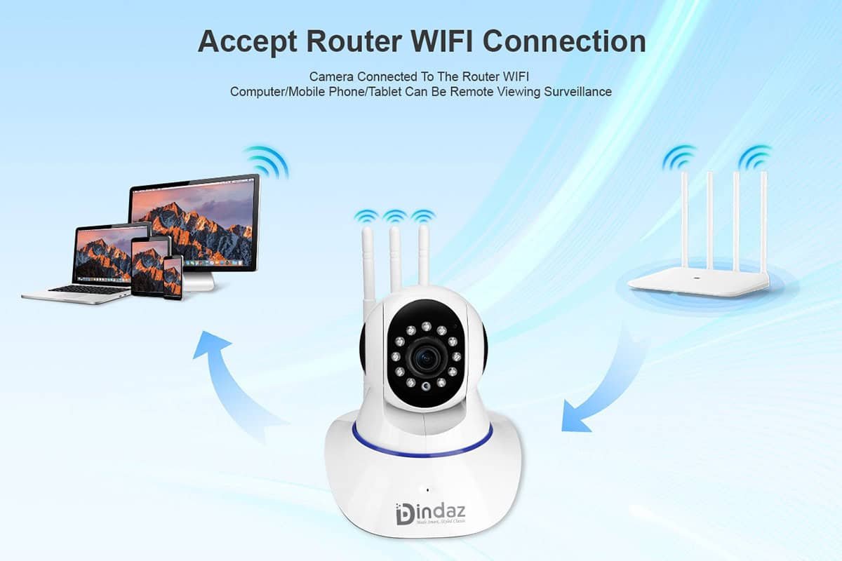2MP V380 Pro Indoor Baby Monitor Camera With Three Signal Antenna 07